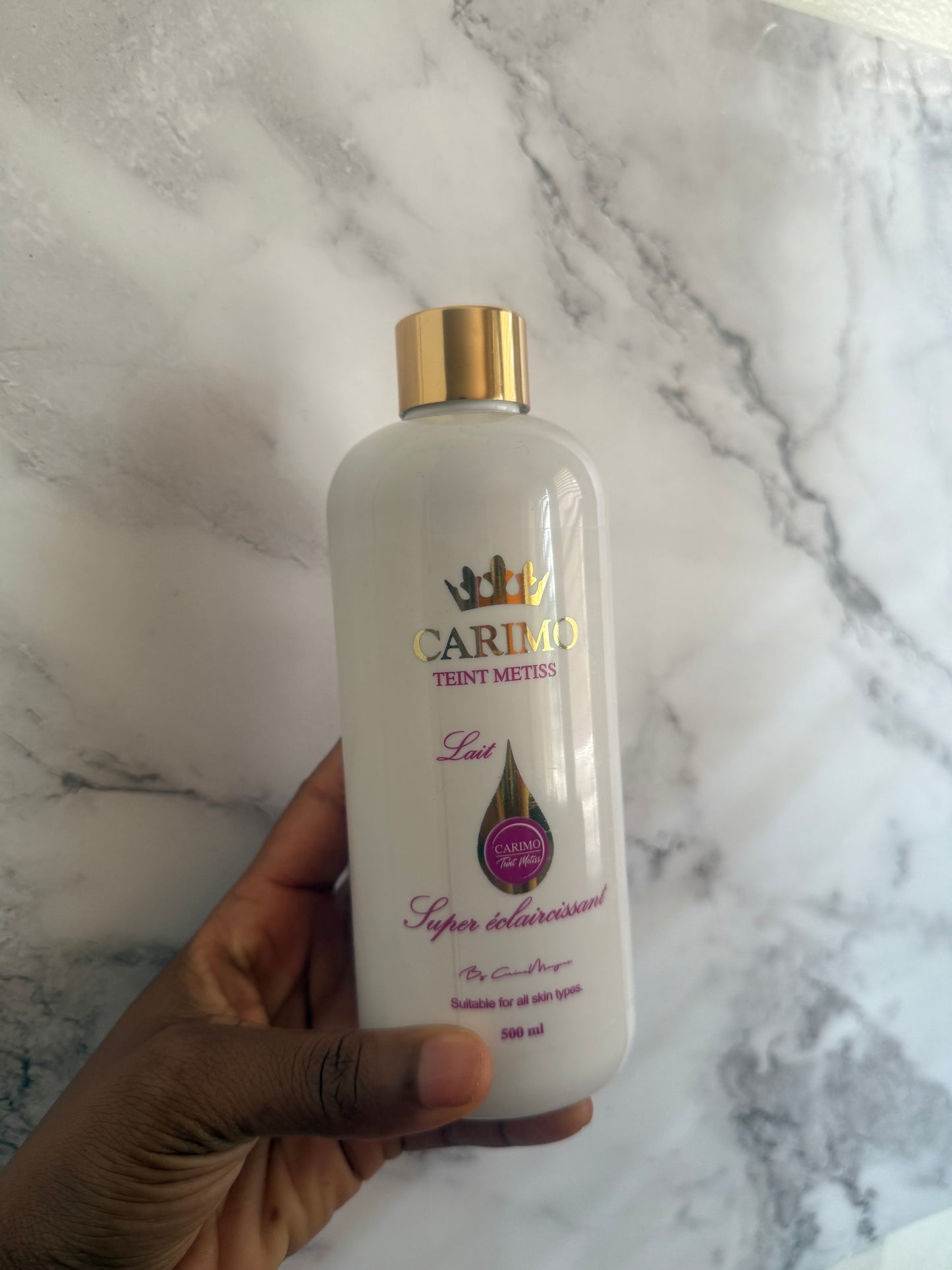 Lait metiss – Flacon endommagé (pompe cassée)