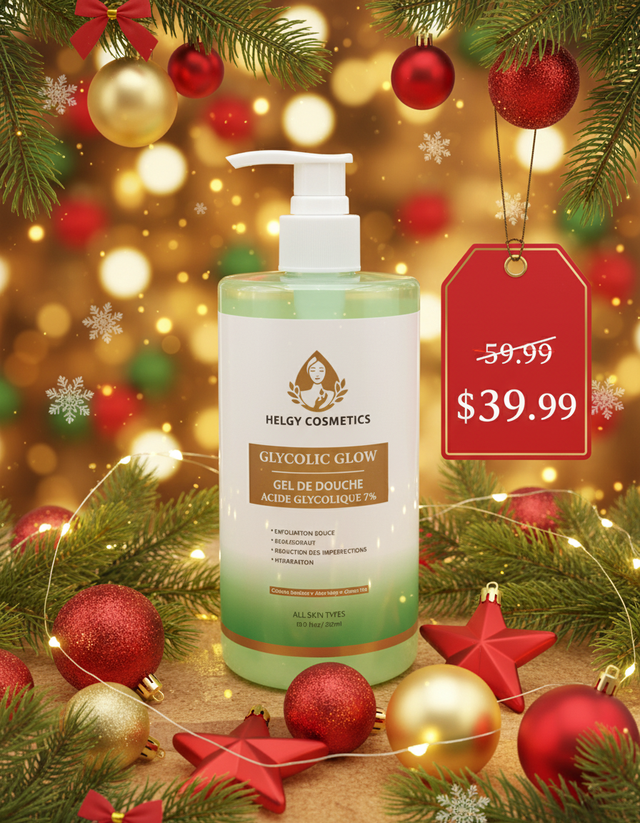 Gel Douche GlycolicGlow | Gel Douche Exfoliant | Peaux à imperfections