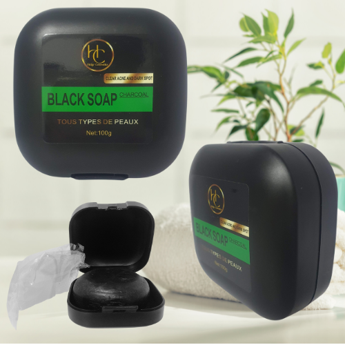 Savon Noir au Charbon de Bambou