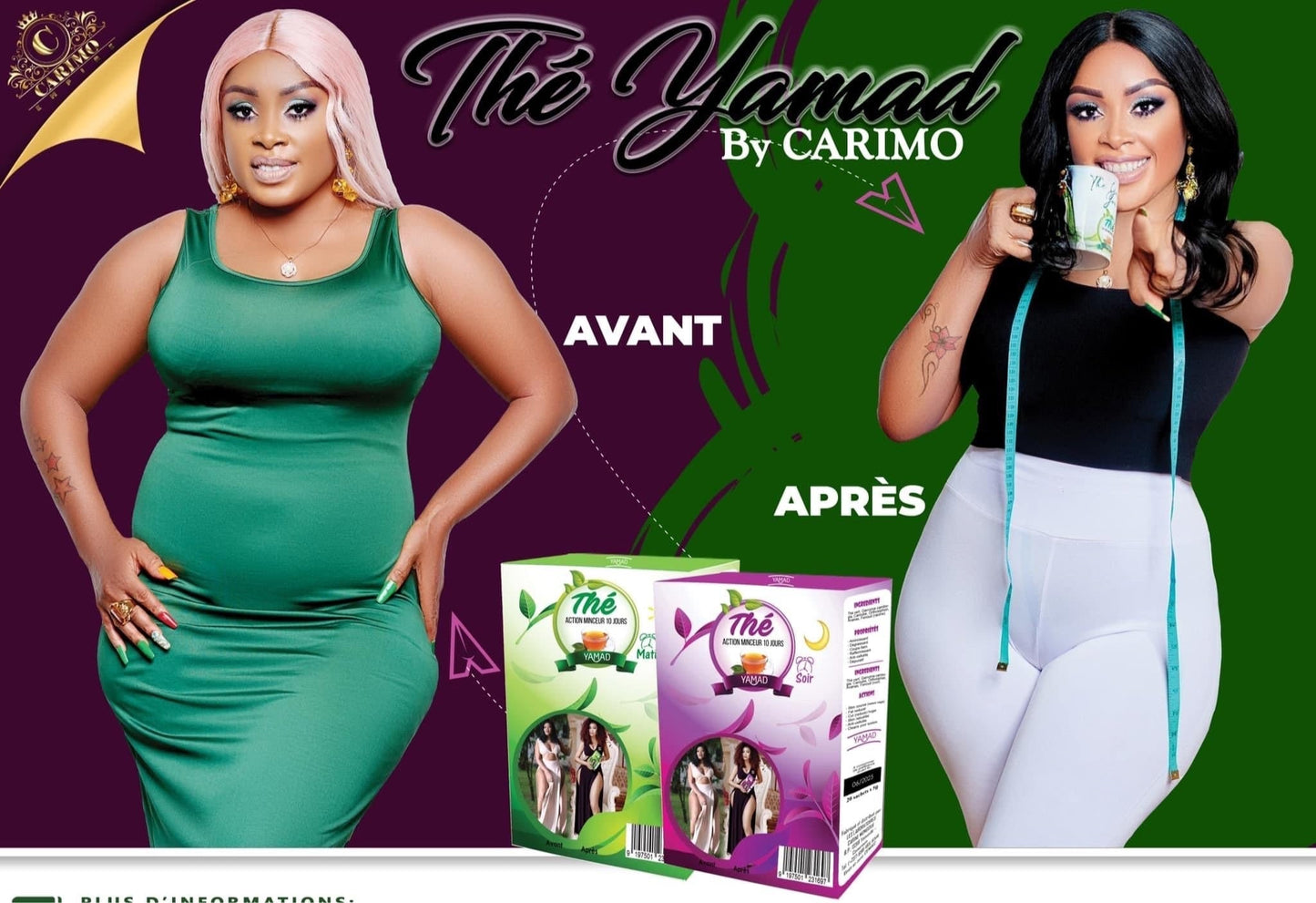 Duo thé minceur YAMAD