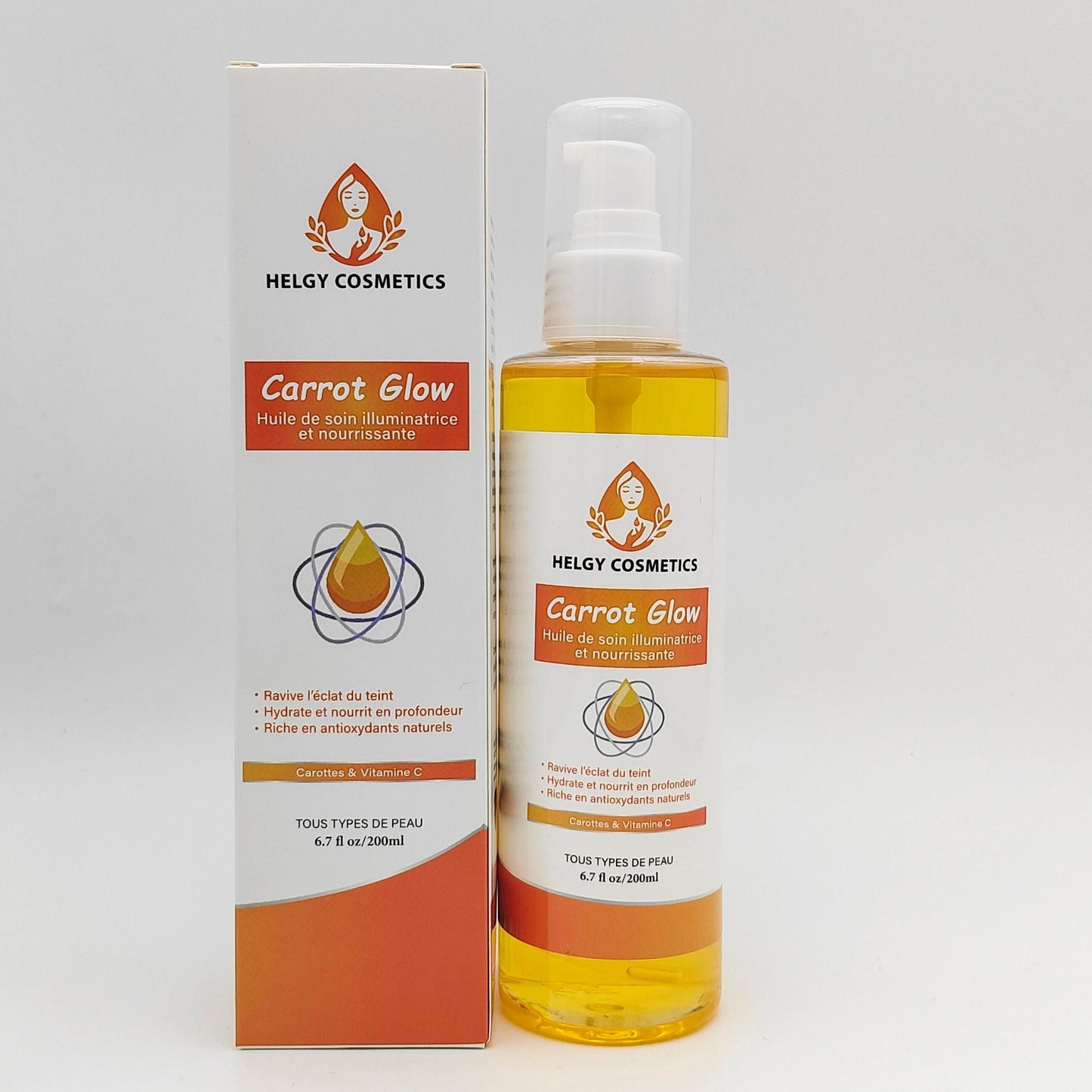 Carrot Glow - Illuminating and Nourishing Care Oil