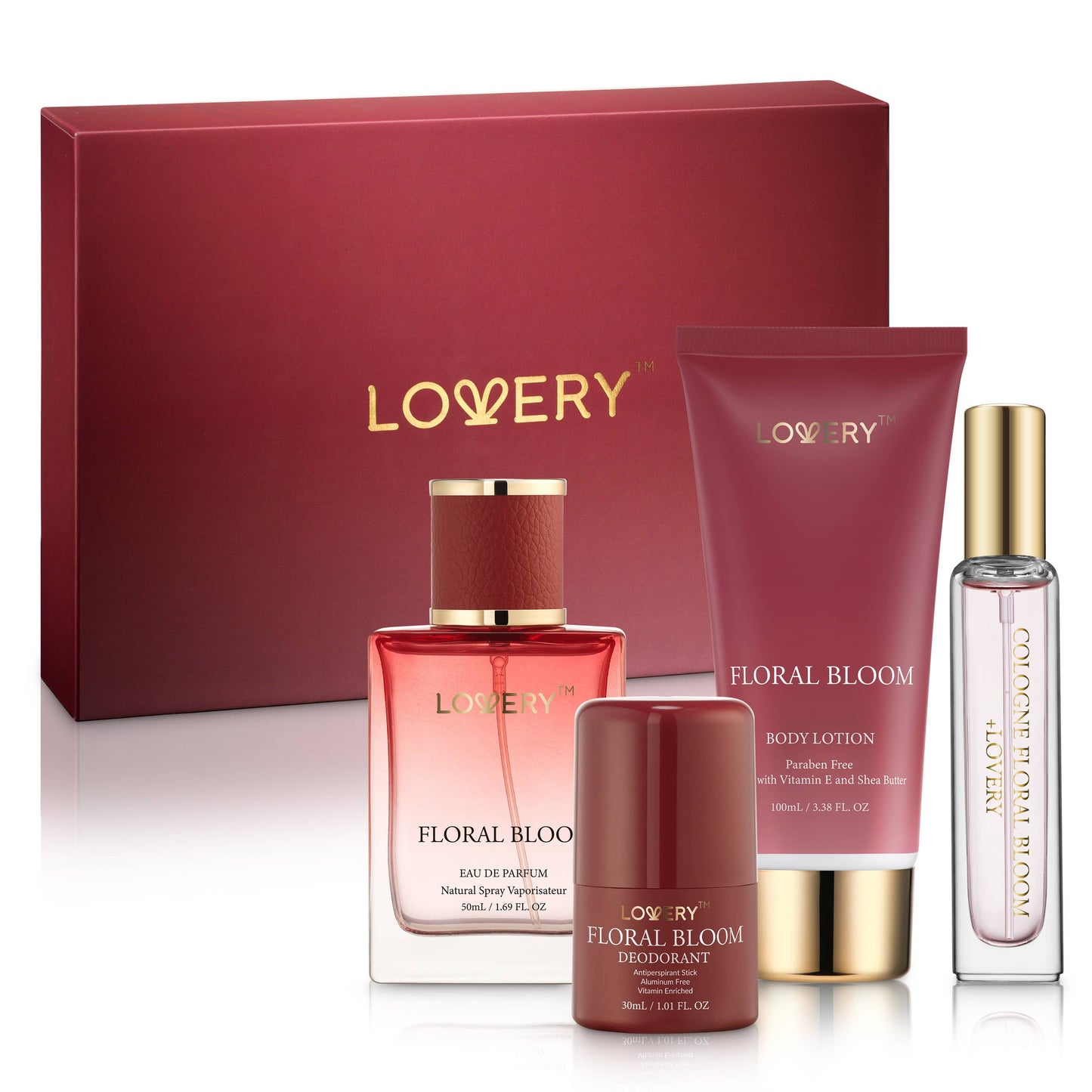 Floral Bloom - Coffret cadeau 4 en 1