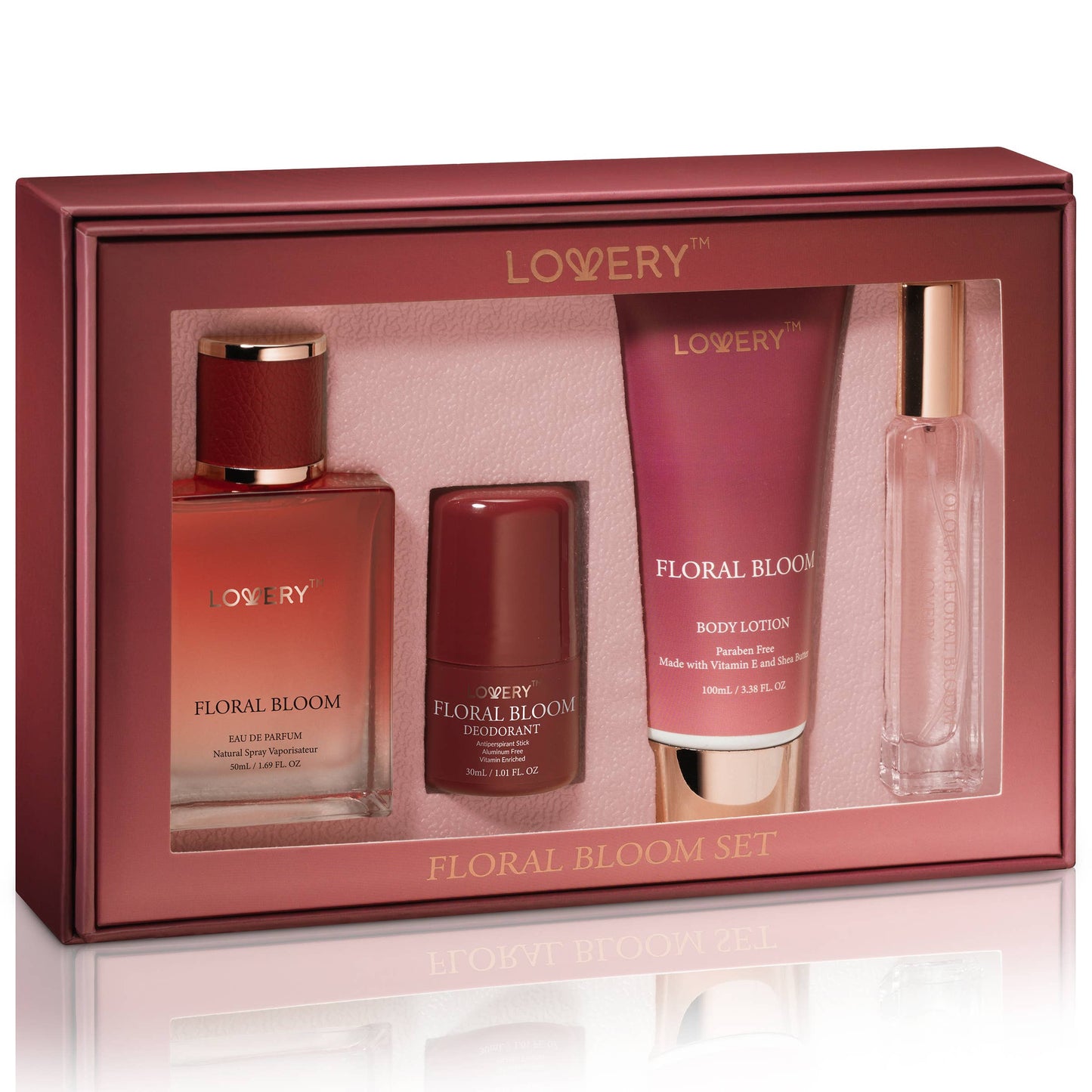 Floral Bloom - Coffret cadeau 4 en 1