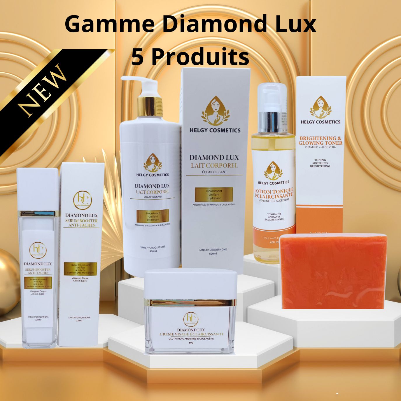 Diamond Lux ​​Brightening Range | 5 Basic Range Products