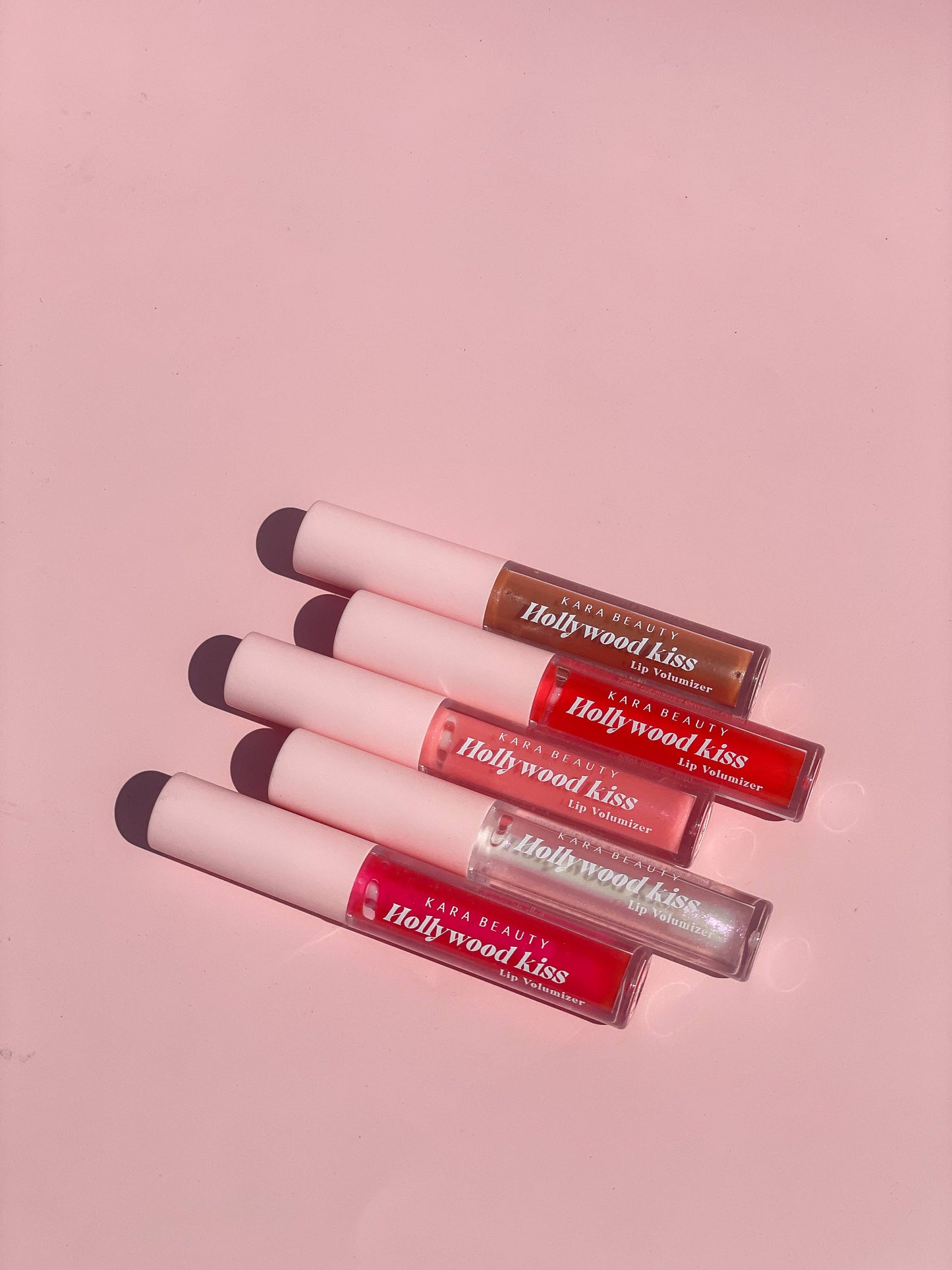 HOLLYWOOD KISS Volumizing Lip Gloss Set of 5 - VEGAN 