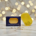 gold dyed soap